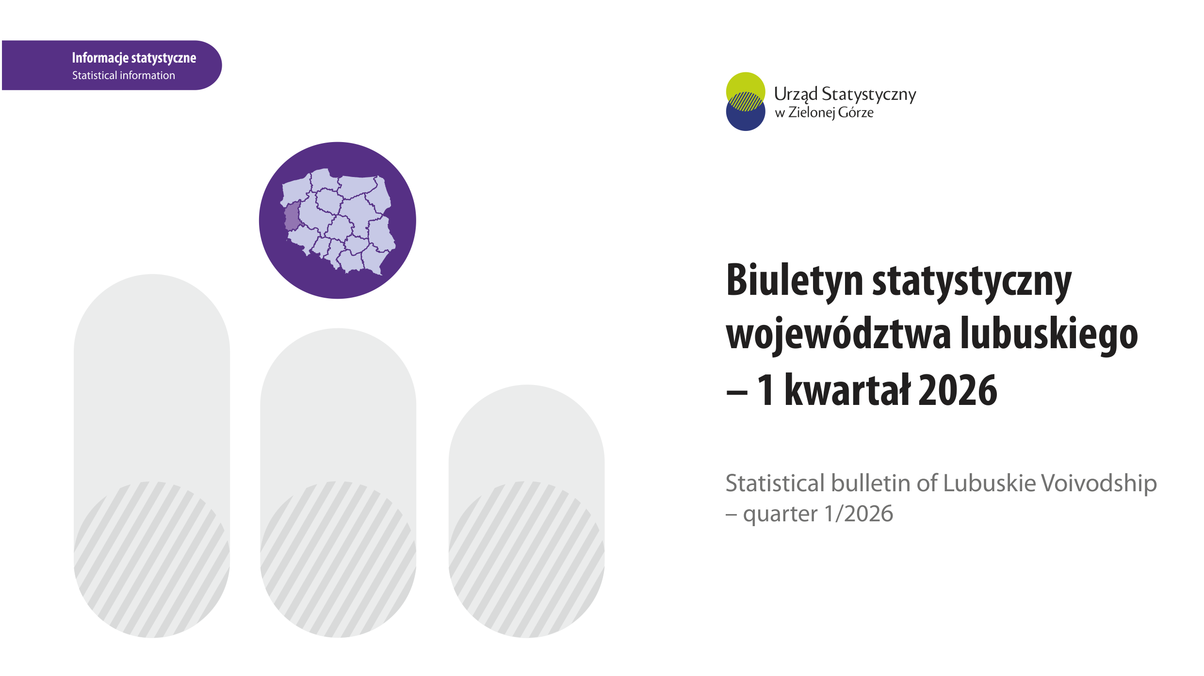 Okładka Biuletyn statystyczny województwa lubuskiego-1 kwartał 2026 roku